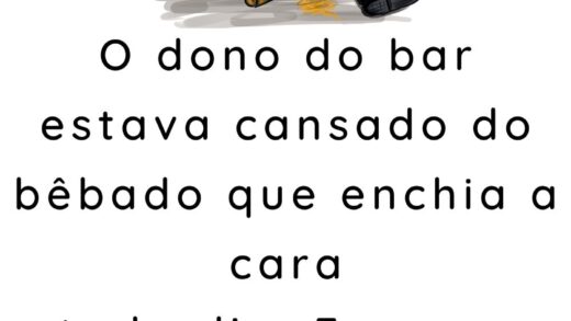 O dono do bar estava cansado