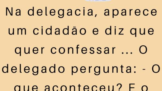 Na delegacia aparece um cidadão