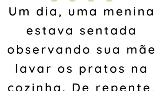 Um dia uma menina estava sentada