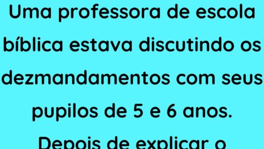 Uma professora de escola bíblica