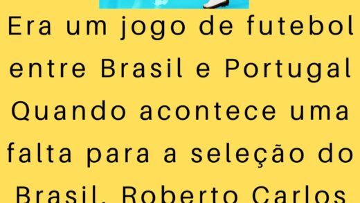 Era um jogo de futebol entre Brasil