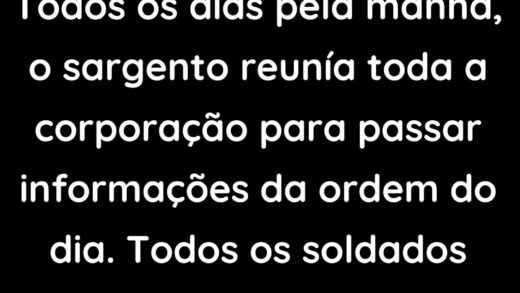 Todos os dias pela manhã