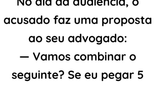 No dia da audiência