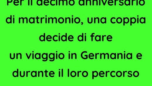 Per il decimo anniversario di matrimonio