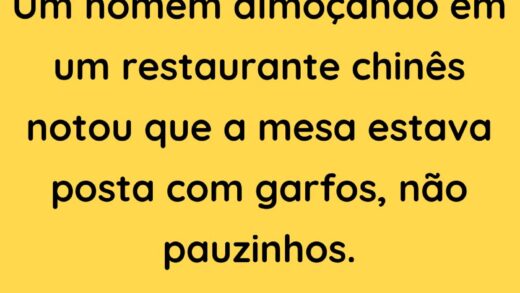 Um homem almoçando em um restaurante chinês