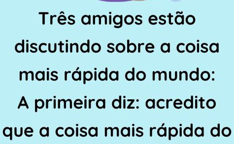 Três amigos estão discutindo sobre a coisa