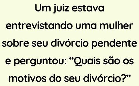 O caso do não divórcio