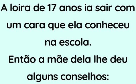 Um cara que ela conheceu na escola