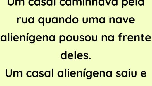 Um casal conhece um casal alienígena
